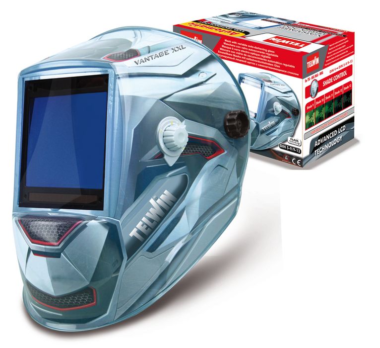 Welding Helmet -Telwin Blue